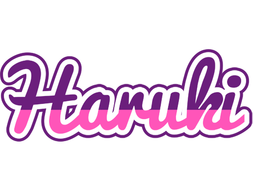Haruki cheerful logo