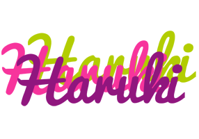 Haruki flowers logo