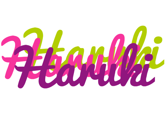 Haruki flowers logo