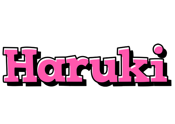 Haruki girlish logo