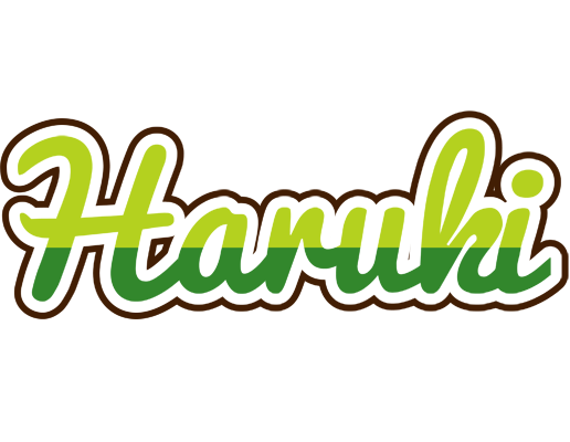 Haruki golfing logo