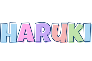 Haruki pastel logo