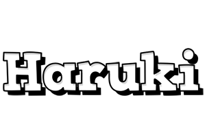 Haruki snowing logo