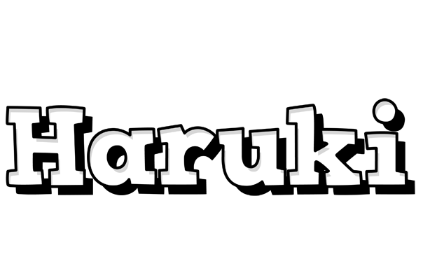 Haruki snowing logo
