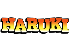 Haruki sunset logo