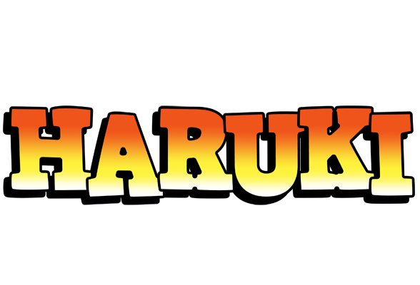 Haruki sunset logo