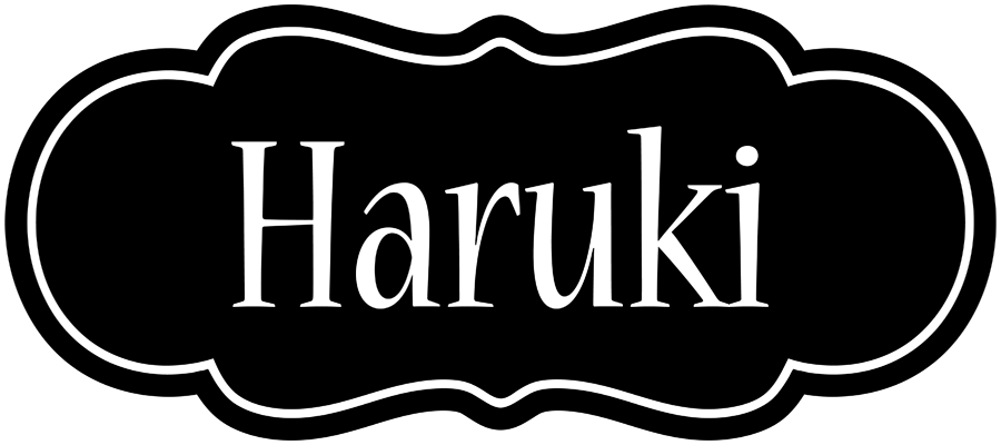Haruki welcome logo