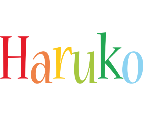 Haruko birthday logo