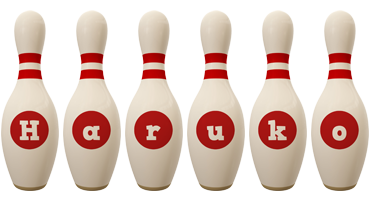 Haruko bowling-pin logo