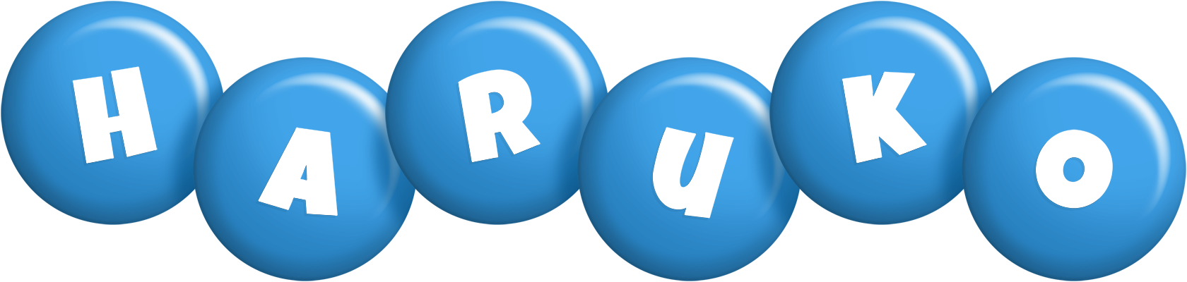 Haruko candy-blue logo