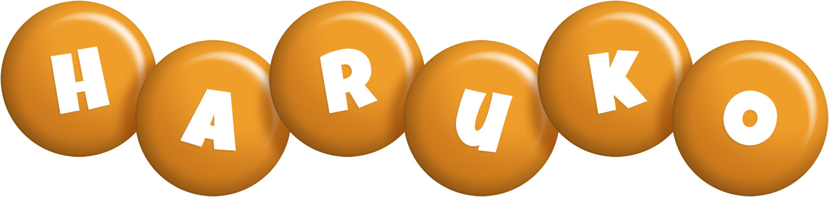 Haruko candy-orange logo