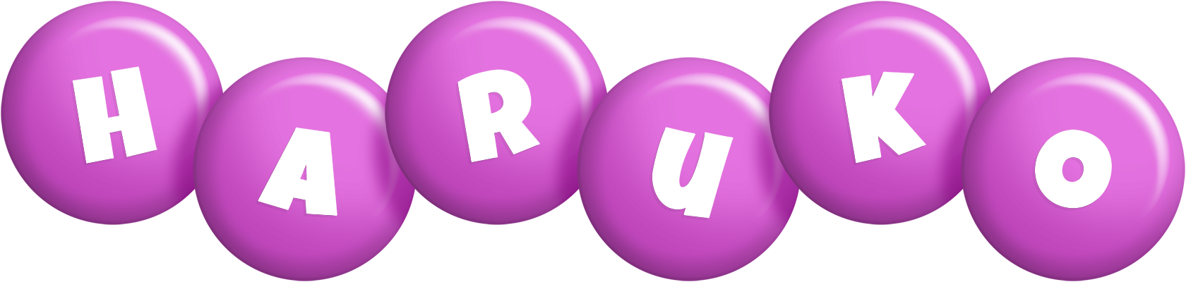 Haruko candy-purple logo