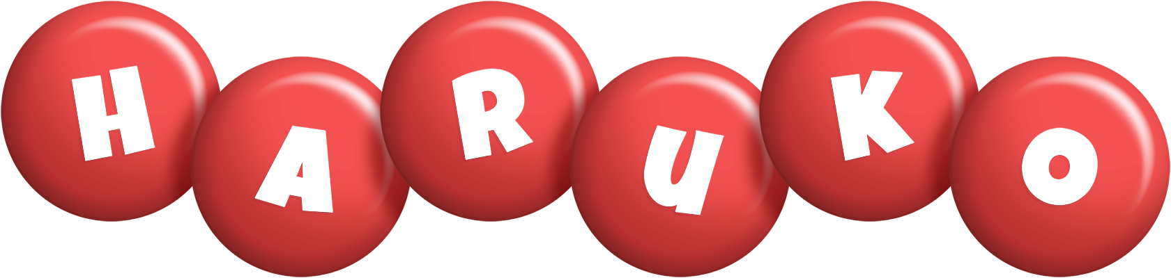 Haruko candy-red logo