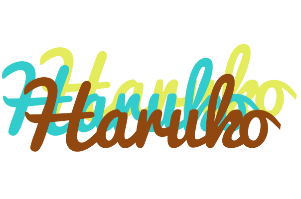 Haruko cupcake logo
