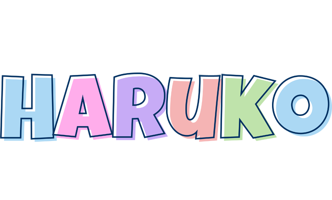 Haruko pastel logo