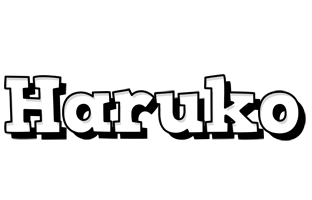 Haruko snowing logo