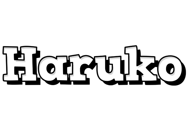 Haruko snowing logo