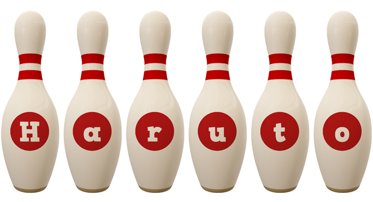 Haruto bowling-pin logo