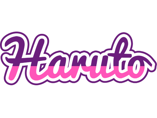 Haruto cheerful logo