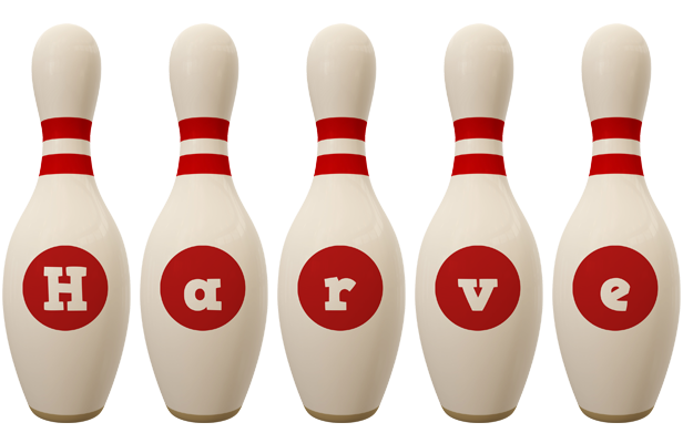 Harve bowling-pin logo