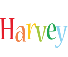 Harvey birthday logo