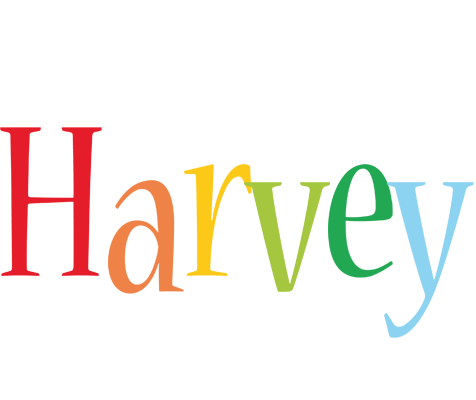 Harvey birthday logo