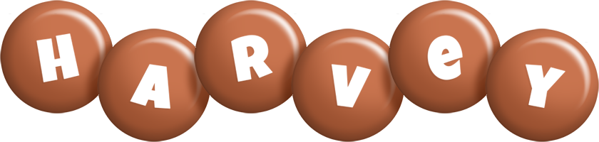 Harvey candy-brown logo