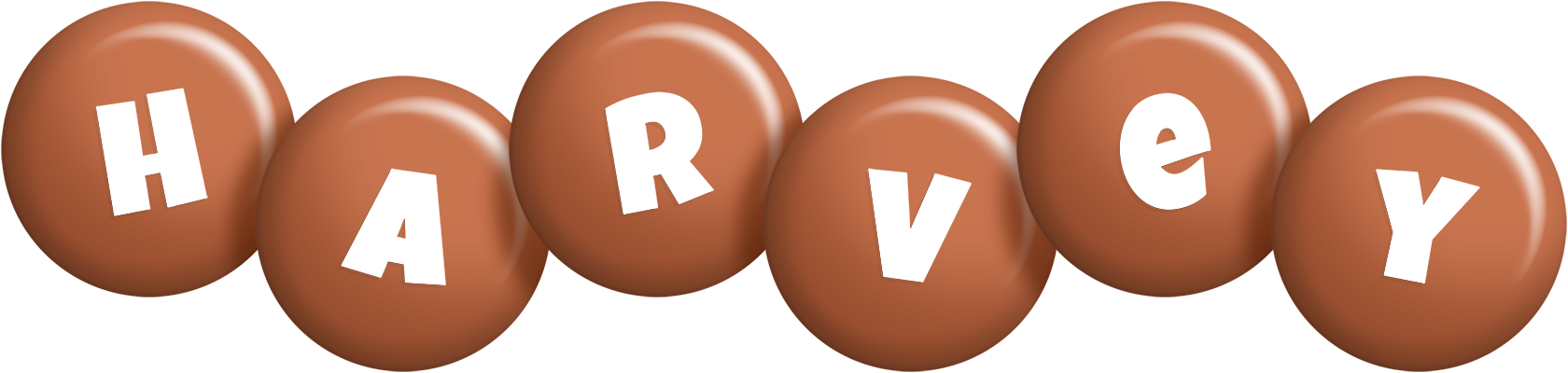 Harvey candy-brown logo