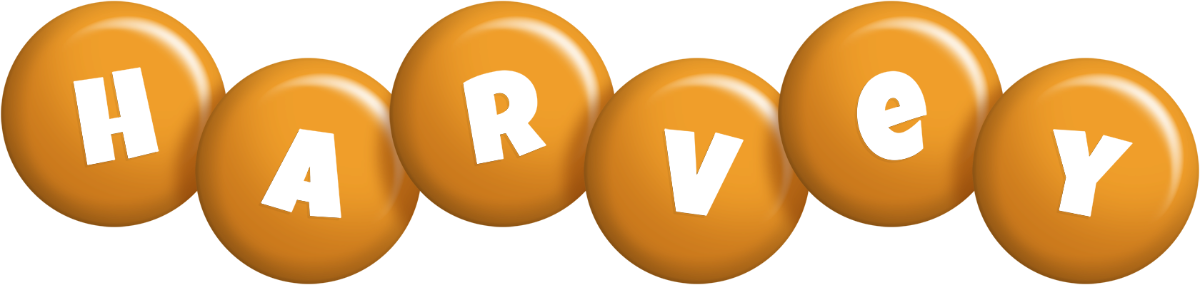 Harvey candy-orange logo
