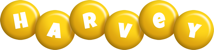 Harvey candy-yellow logo
