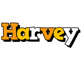 Harvey cartoon logo