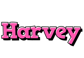 Harvey girlish logo