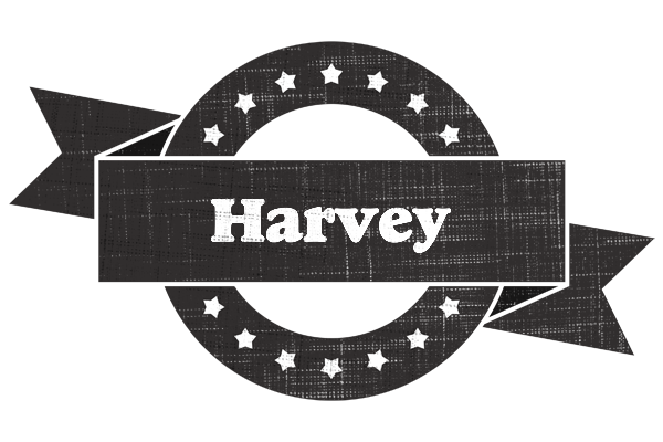 Harvey grunge logo