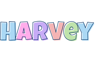 Harvey pastel logo