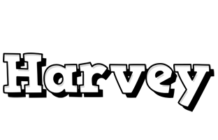 Harvey snowing logo