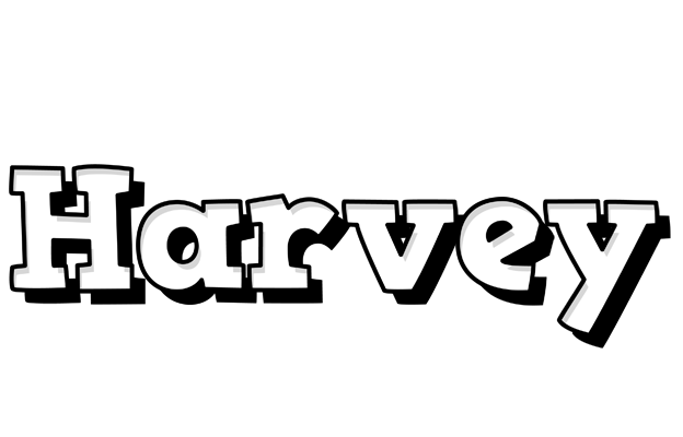 Harvey snowing logo