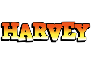 Harvey sunset logo