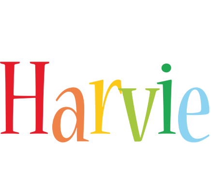 Harvie birthday logo