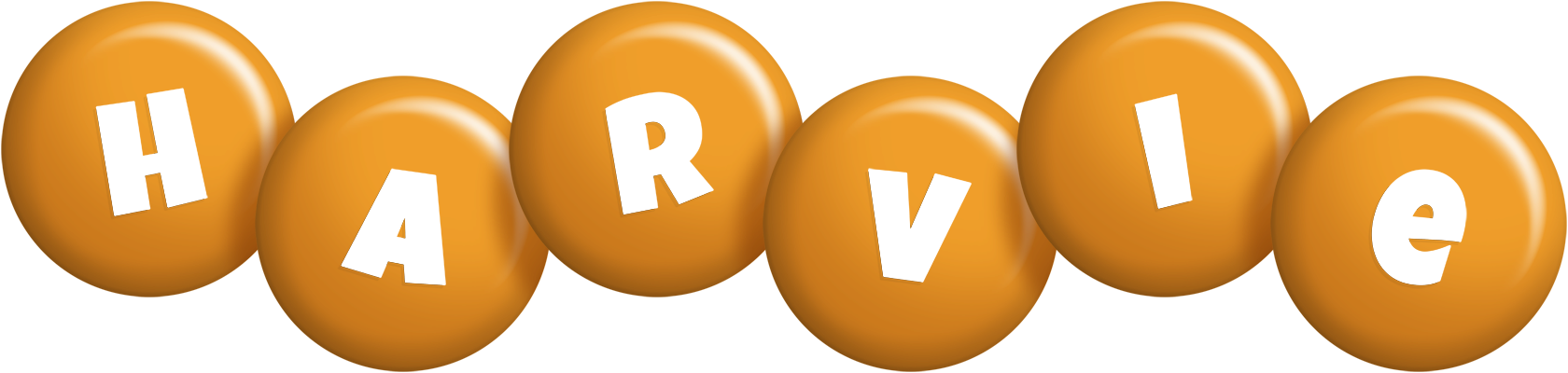 Harvie candy-orange logo