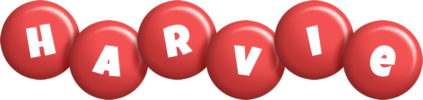 Harvie candy-red logo