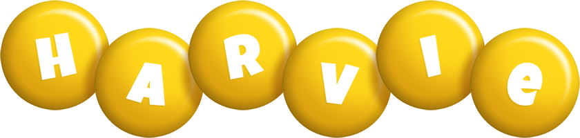 Harvie candy-yellow logo