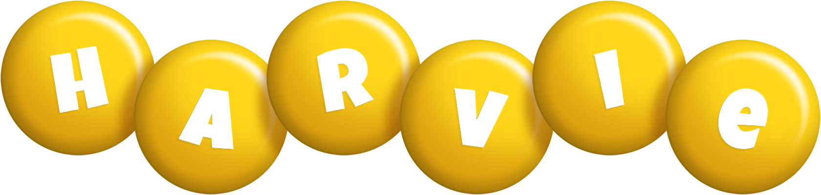 Harvie candy-yellow logo