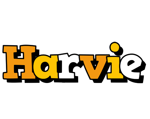 Harvie cartoon logo