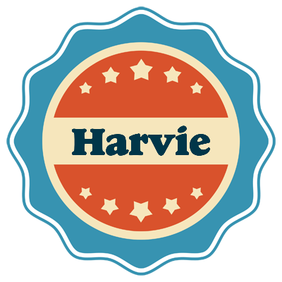 Harvie labels logo