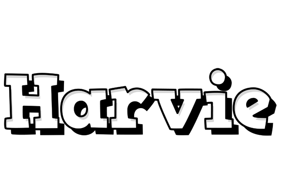 Harvie snowing logo