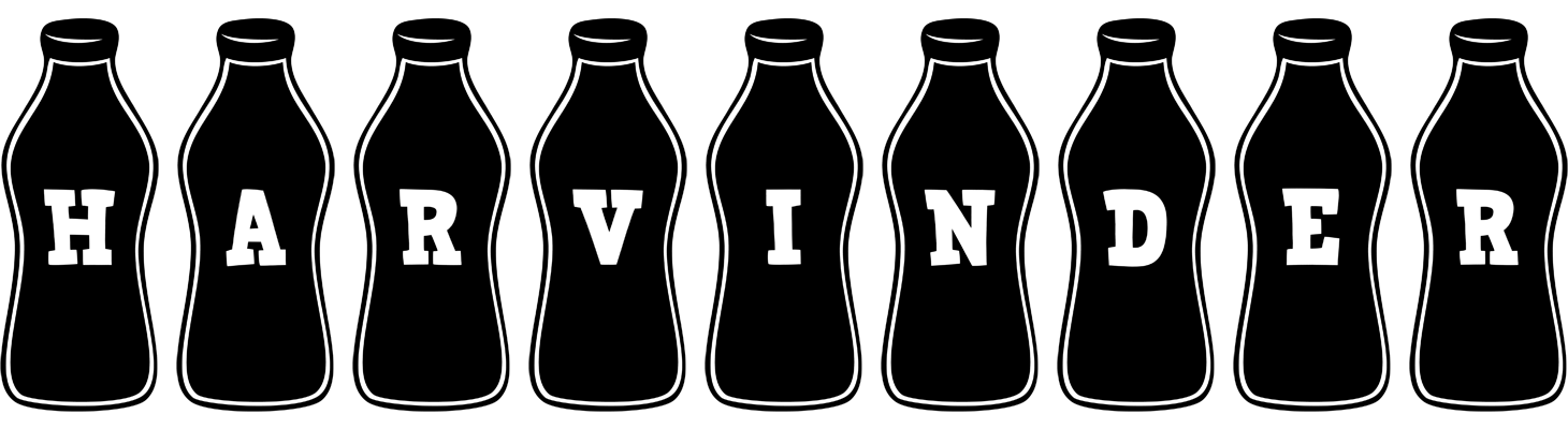 Harvinder bottle logo