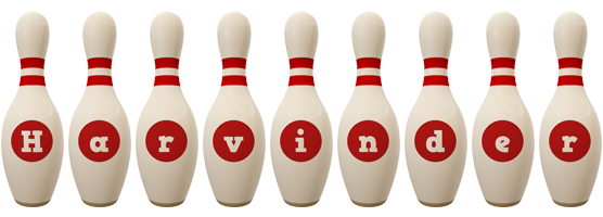Harvinder bowling-pin logo