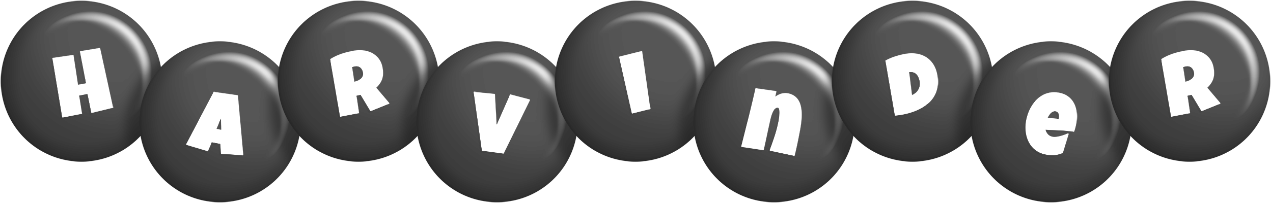 Harvinder candy-black logo