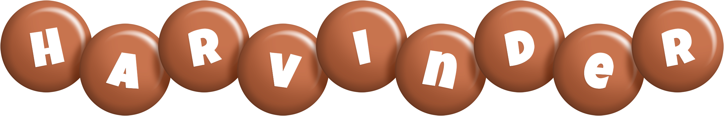 Harvinder candy-brown logo