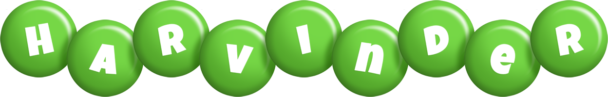 Harvinder candy-green logo